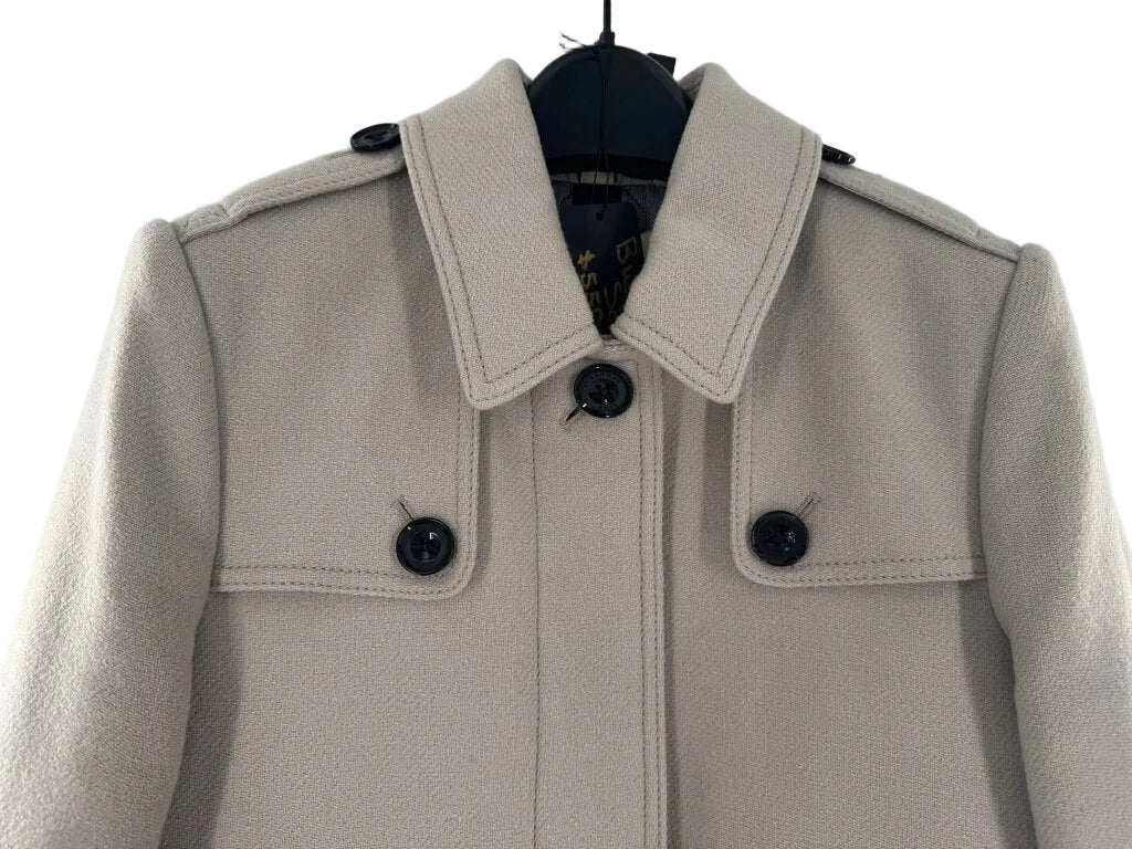 4 Burberry Wool-blend Short Trench Coat