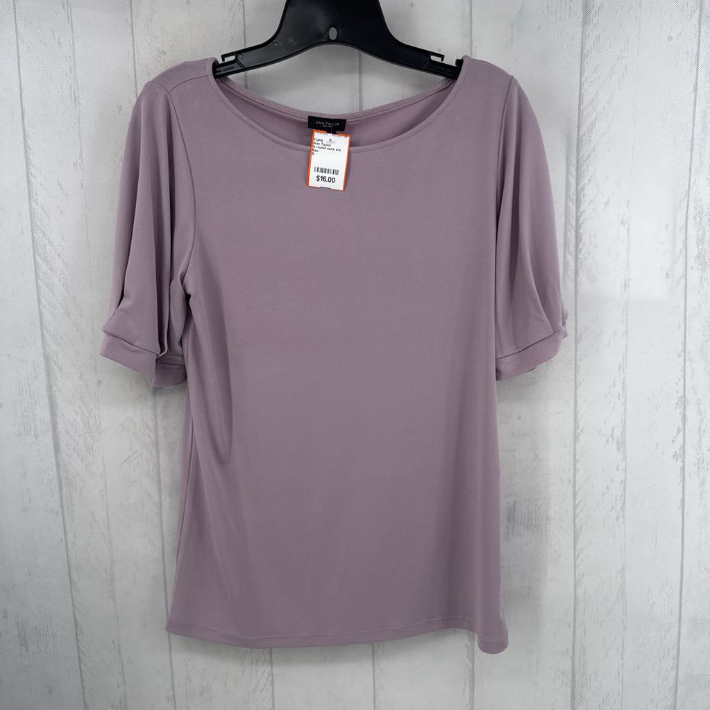 S round neck s/s top