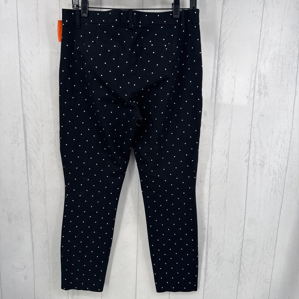 10 polka dot skinny ankle pant