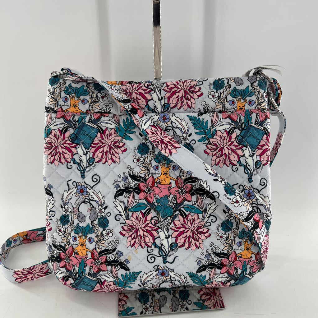 Harry potter herbology pattern triple zip hipster crossbody