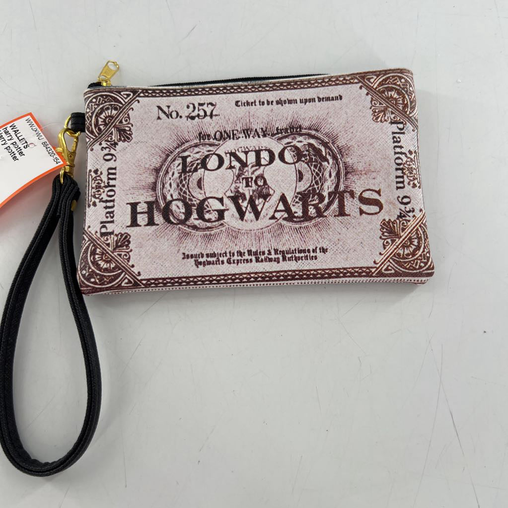 Harry potter hogwarts express platform train ticket wristlet