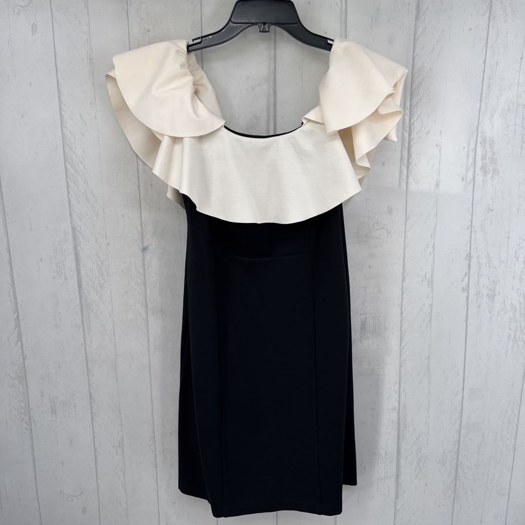 4 ruffled off the shoulder dress