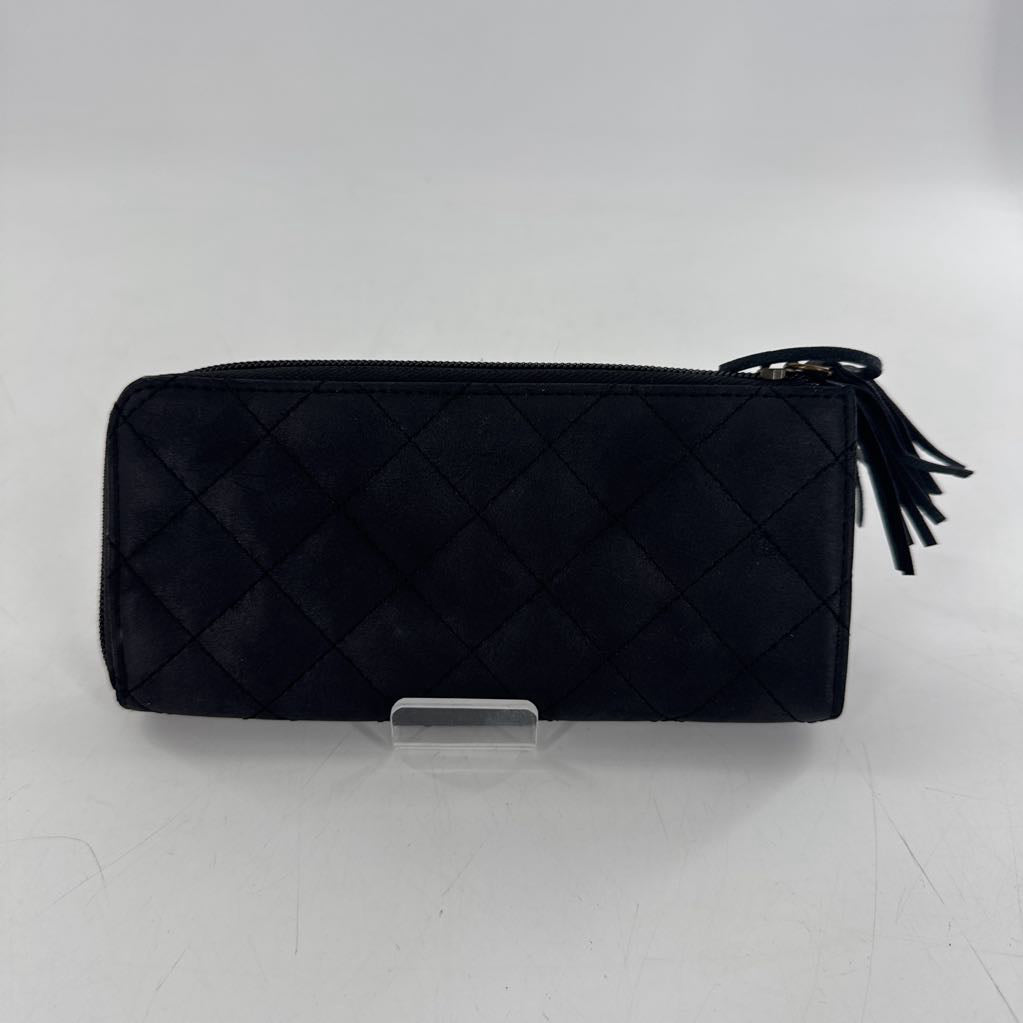 Harry potter embellished quilted zip around wallet