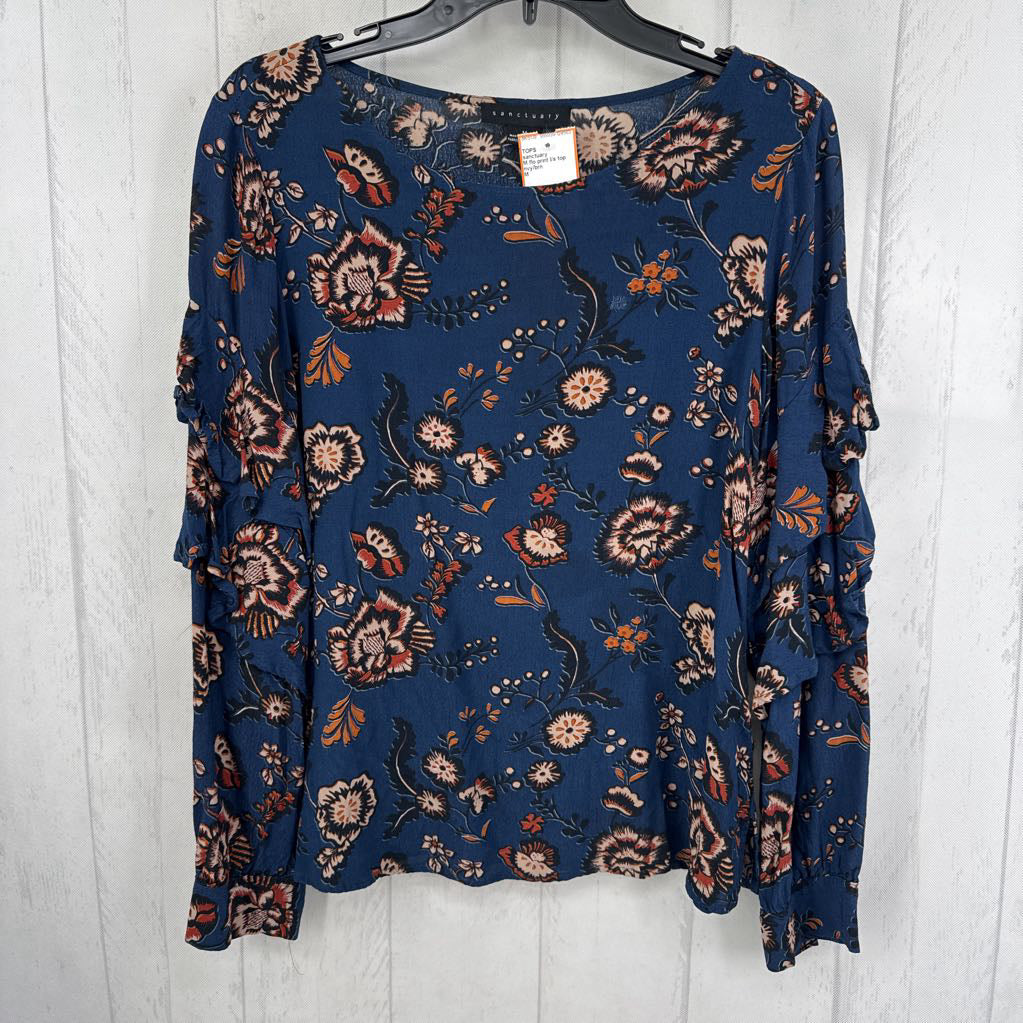M flo print l/s top