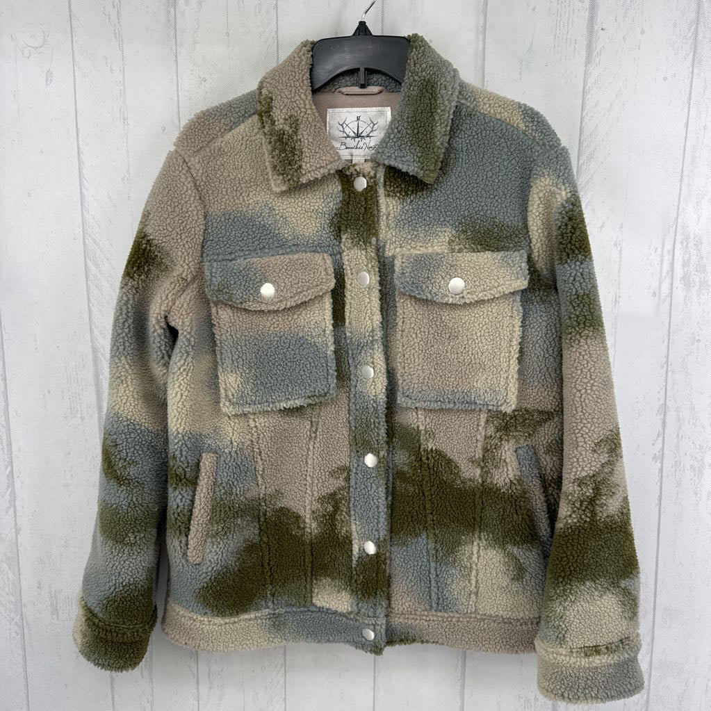 XS camo fleece jacket