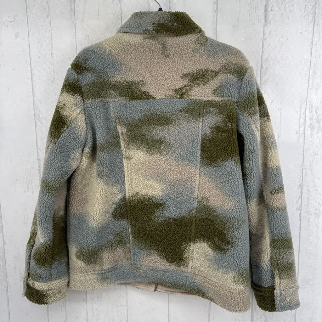 XS camo fleece jacket
