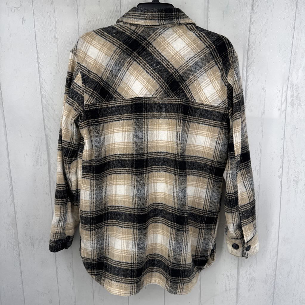 S plaid shacket