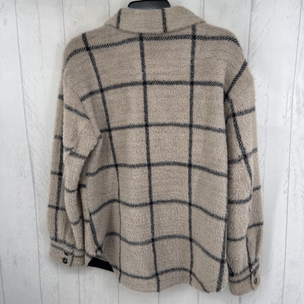 S plaid shacket