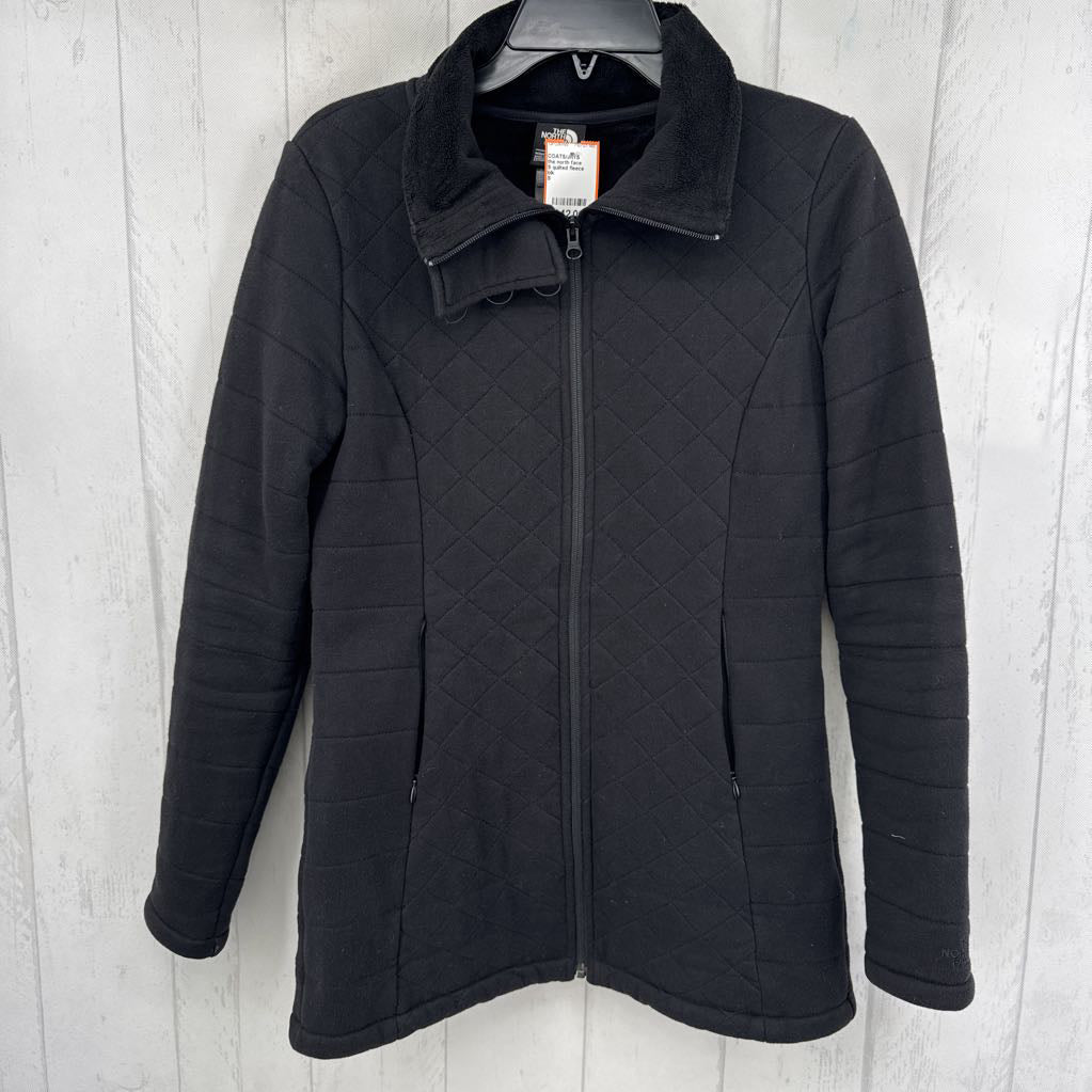 S quilted fleece jacket
