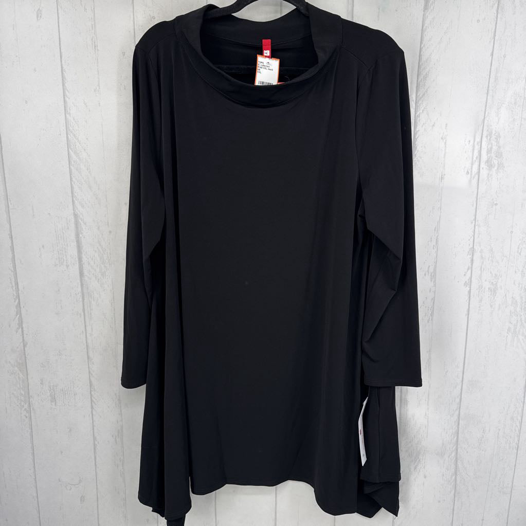 R148 XXL mock neck l/s tunic