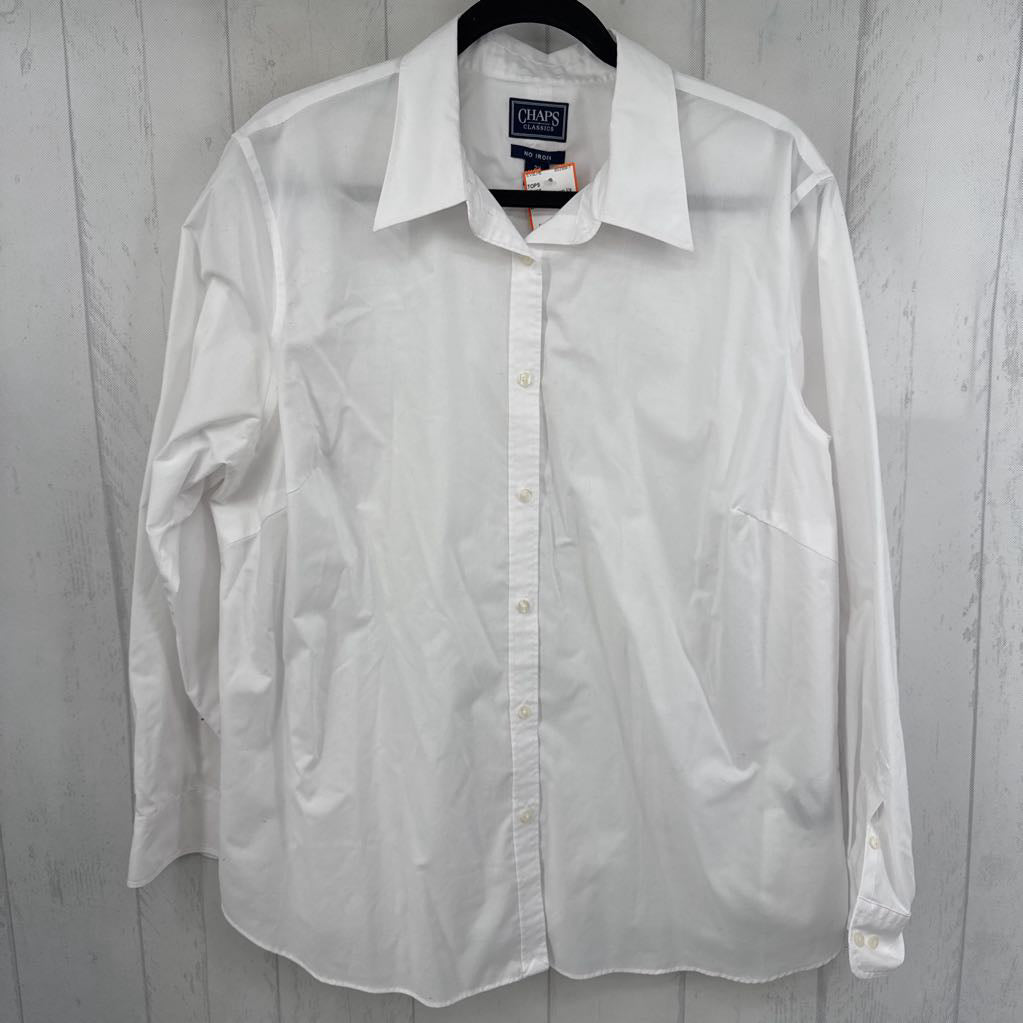 2X button down l/s top