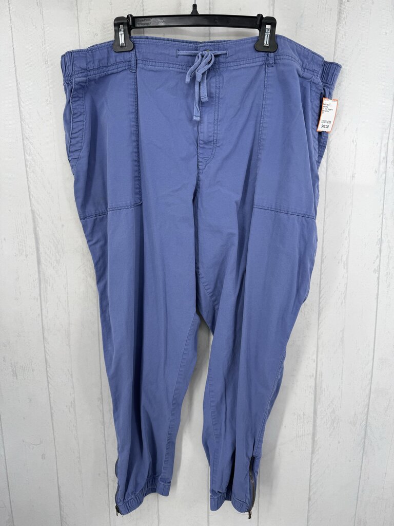 2X twill joggers