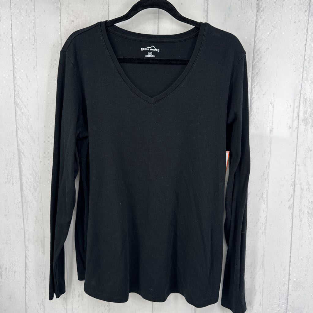 XXL v-neck l/s tee