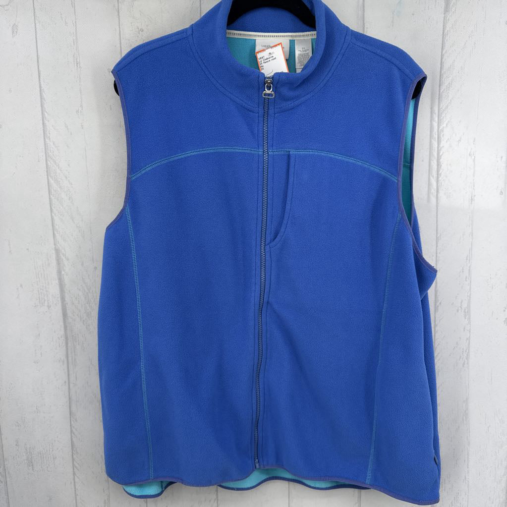 2X fleece vest