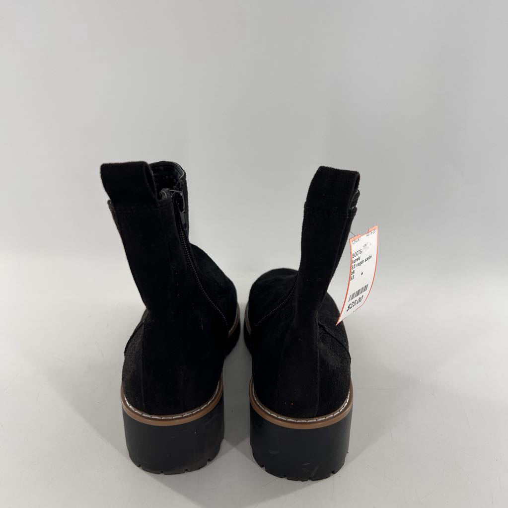 8.5 vegan suede ankle boot