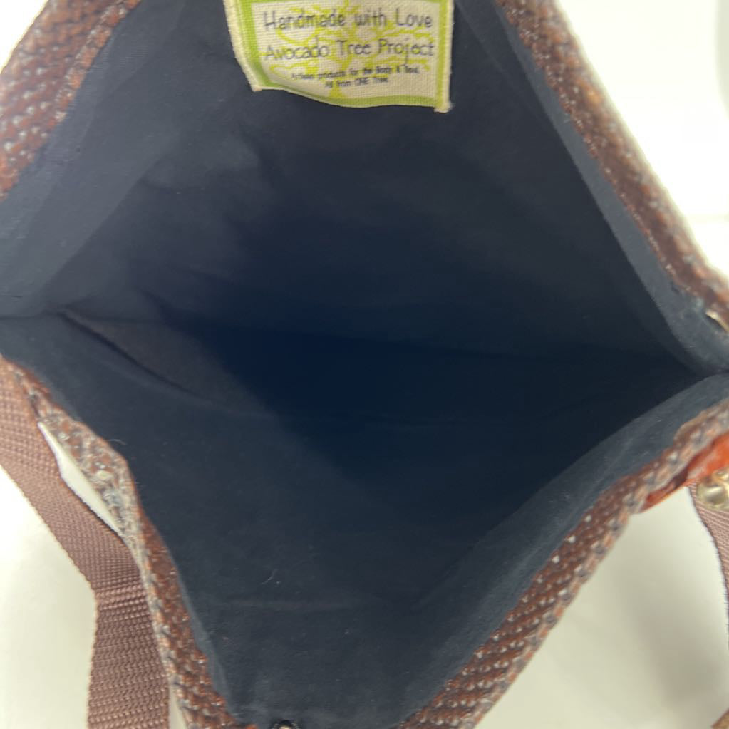 woven foldover crossbody