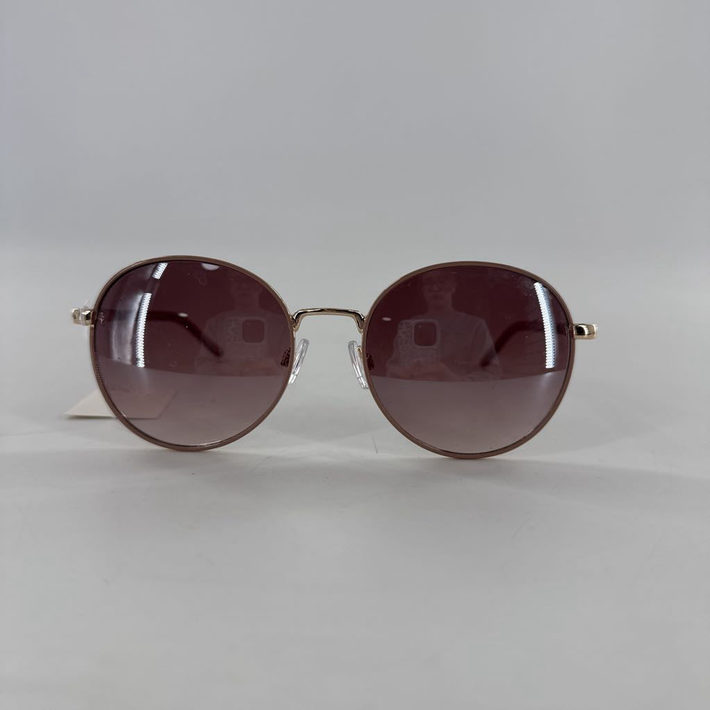 mauve enamel frame sunglasses
