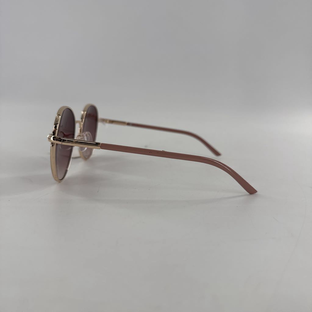 mauve enamel frame sunglasses