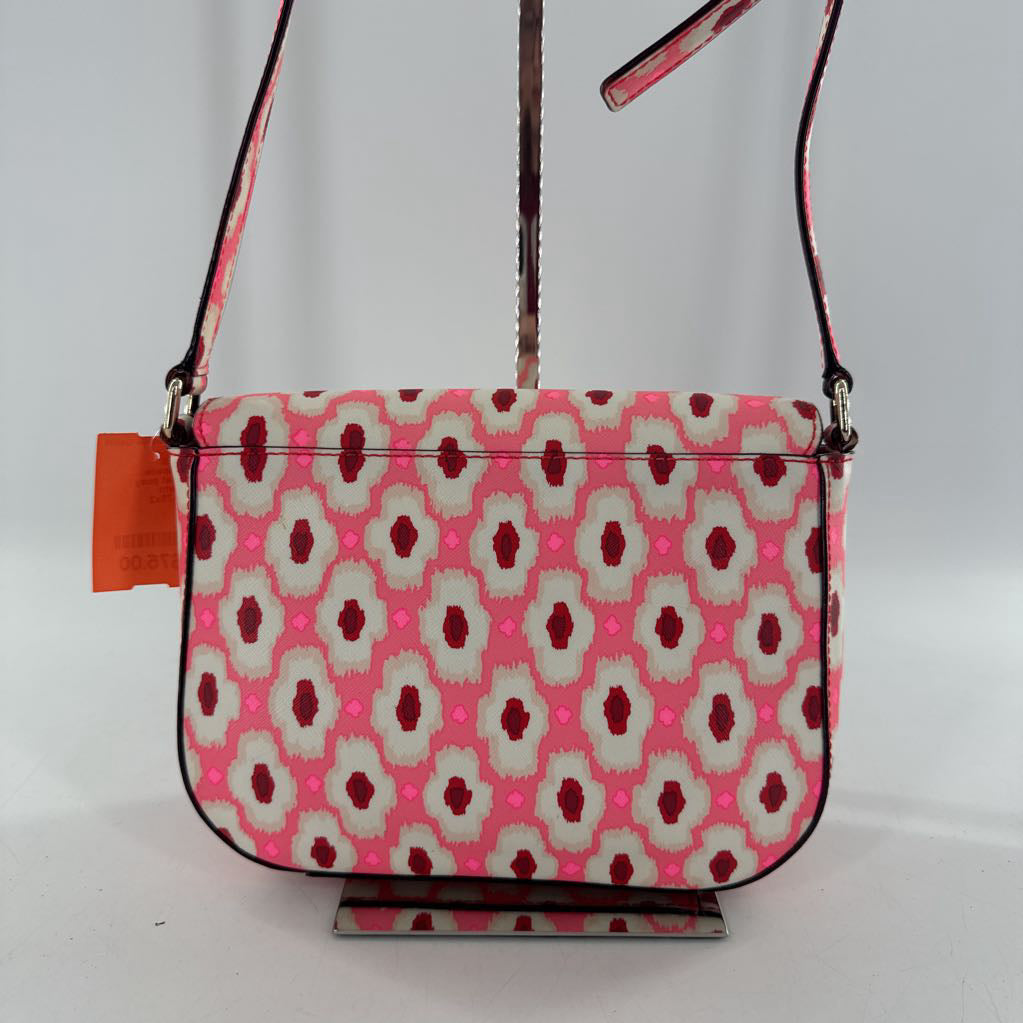 flap ikat posy pattern crossbody