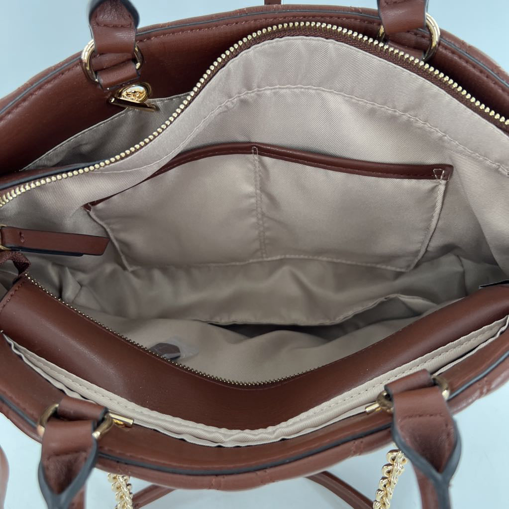 quilted chain strap tote