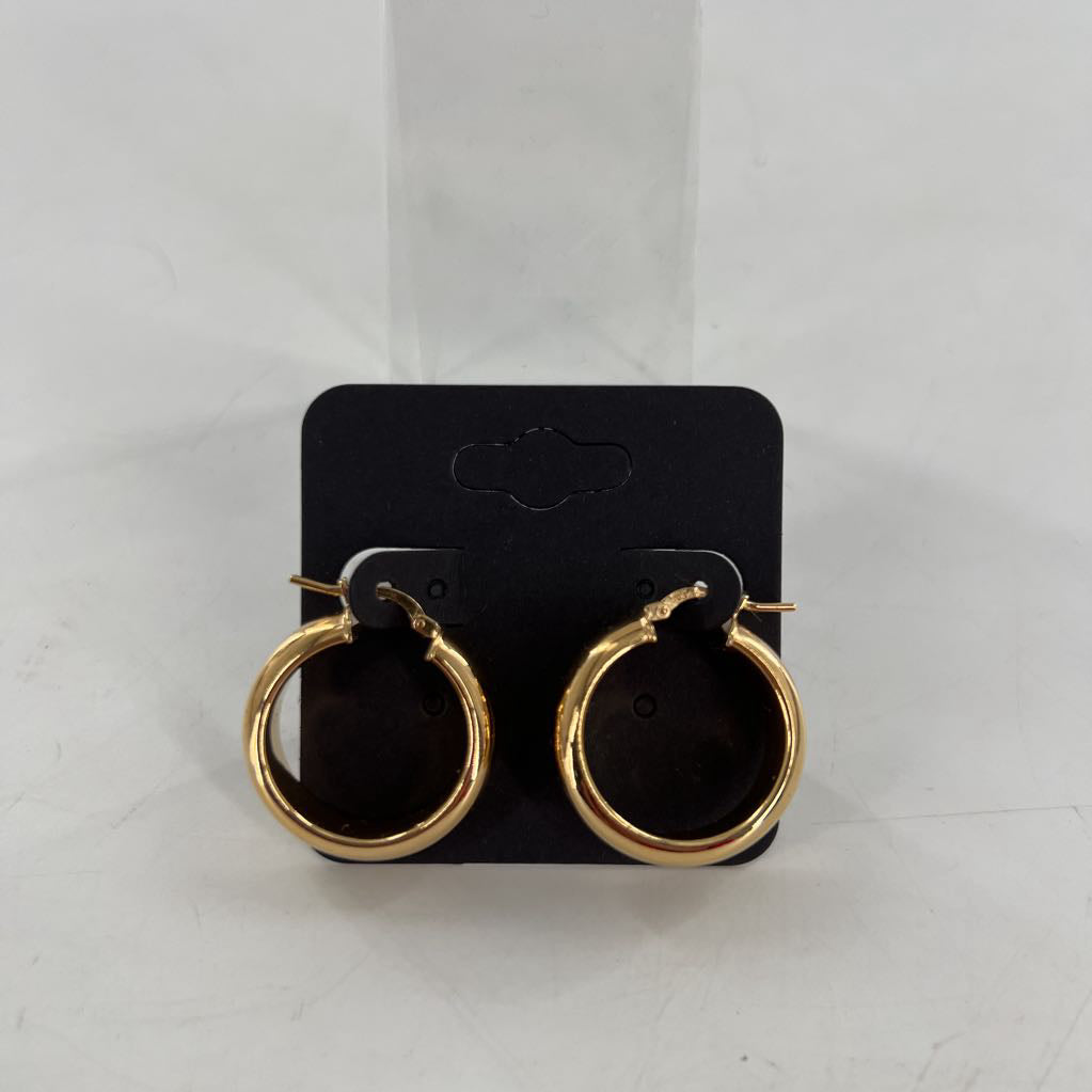 gold hoop earrings