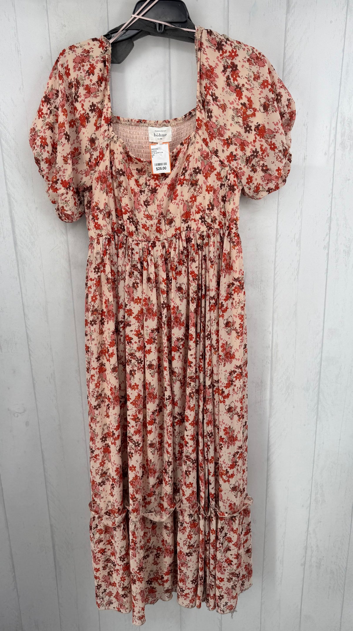 M flo print s/s dress