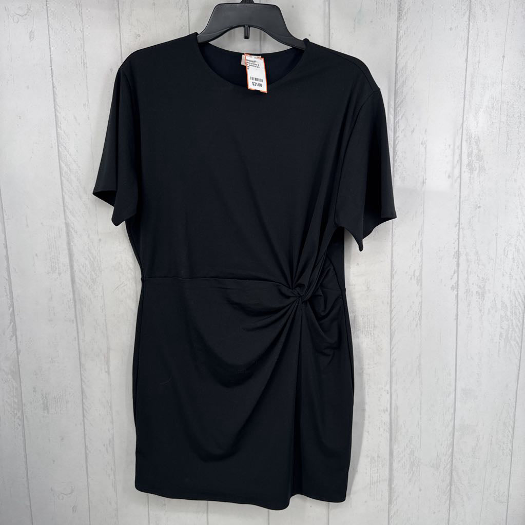 M gathered s/s dress