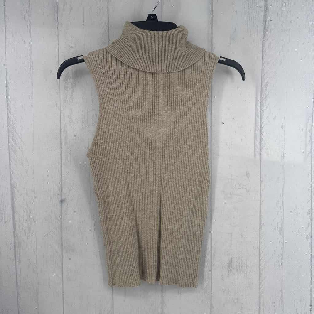 M ribbed t-neck tank