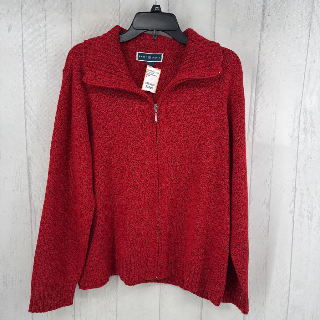 XL zip-up sweater