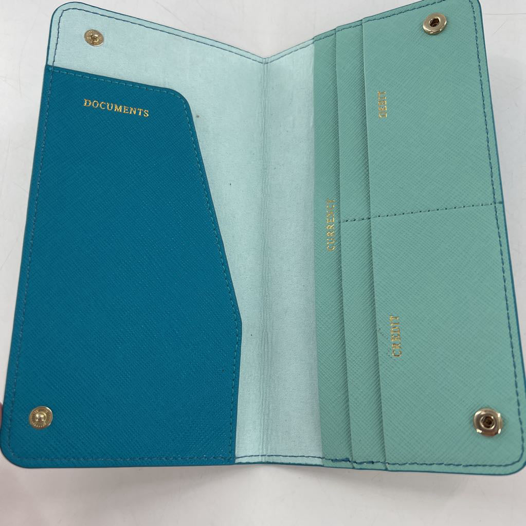 vegan leather floral wallet