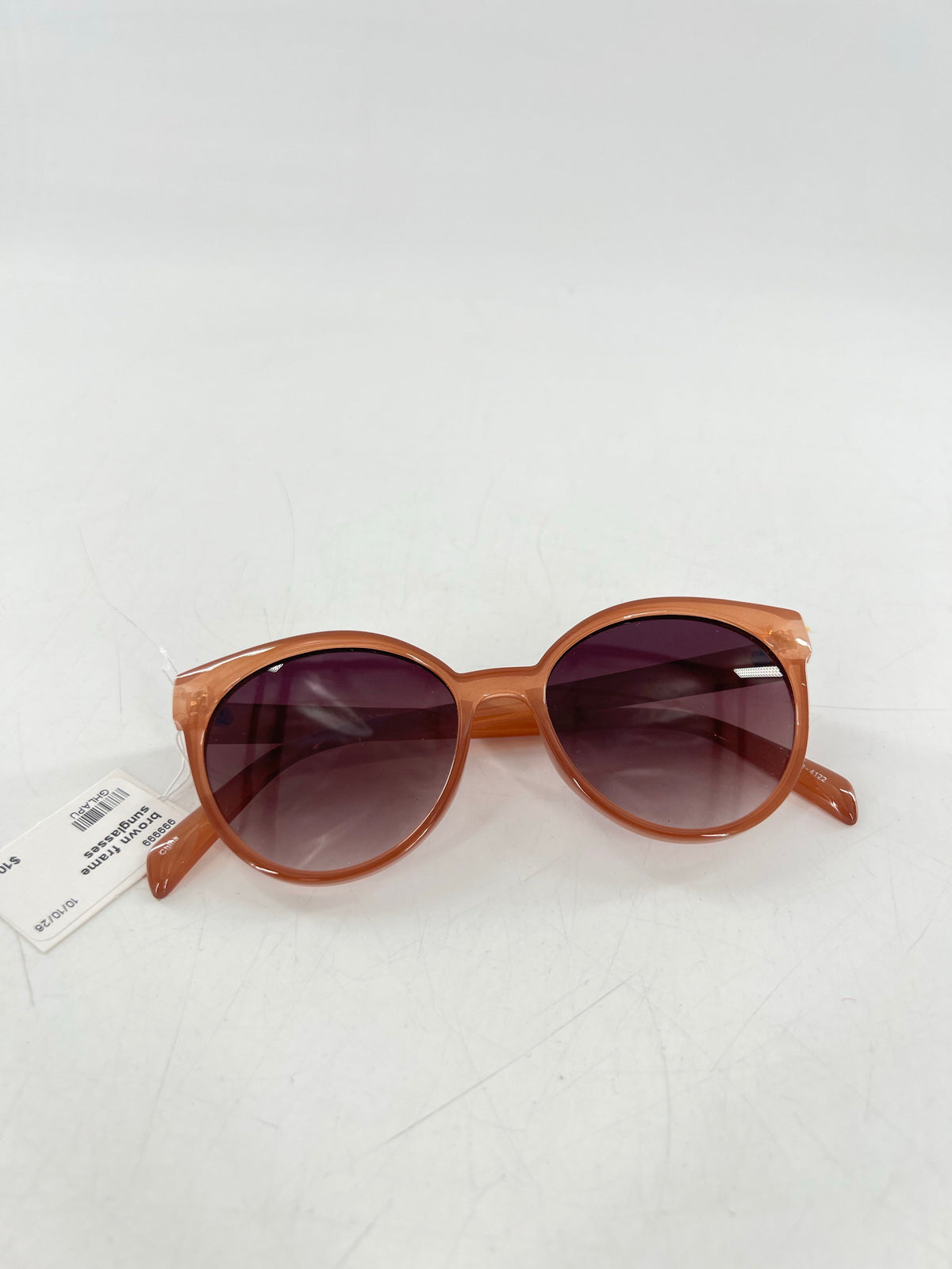 brown frame sunglasses
