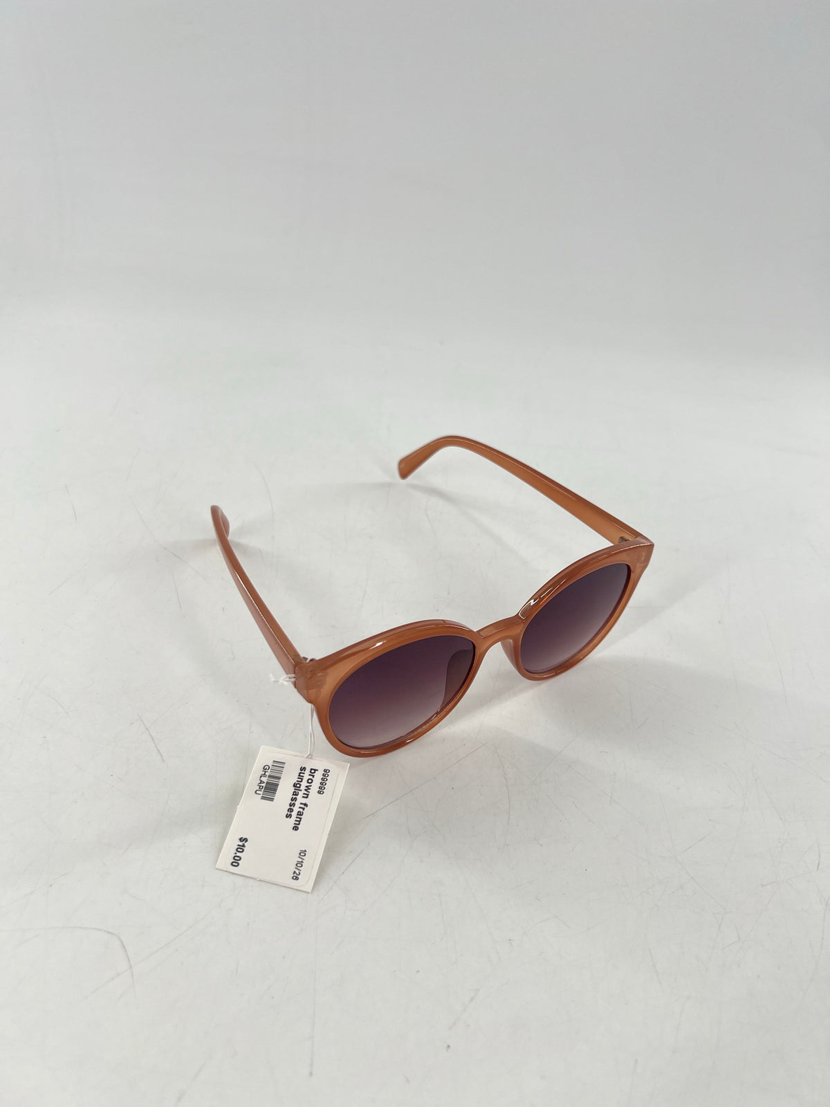 brown frame sunglasses