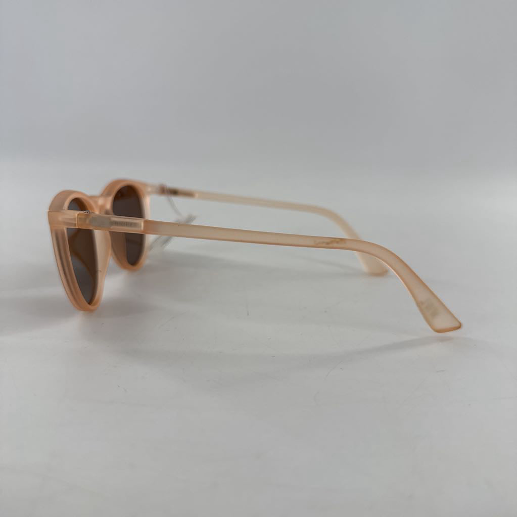 translucent beige frame sunglasses