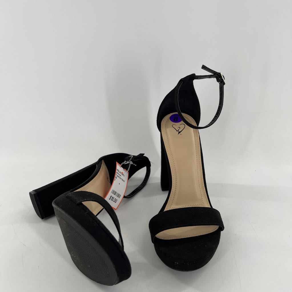 8 platform block heel sandal