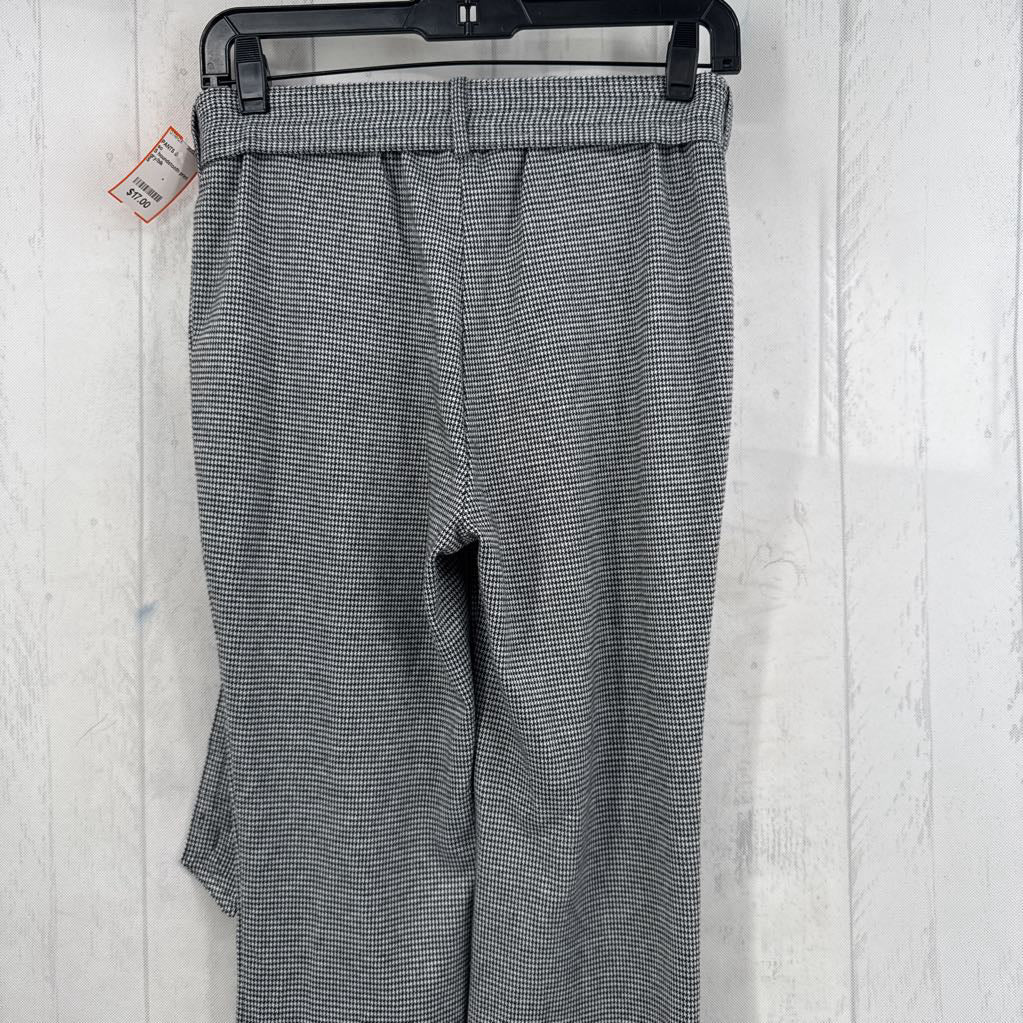 S houndstooth print flare leg pant
