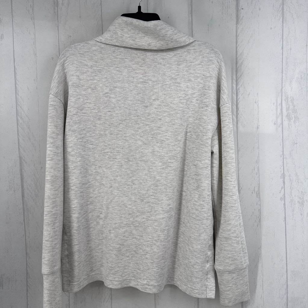 M marled quarter zip sweatshirt