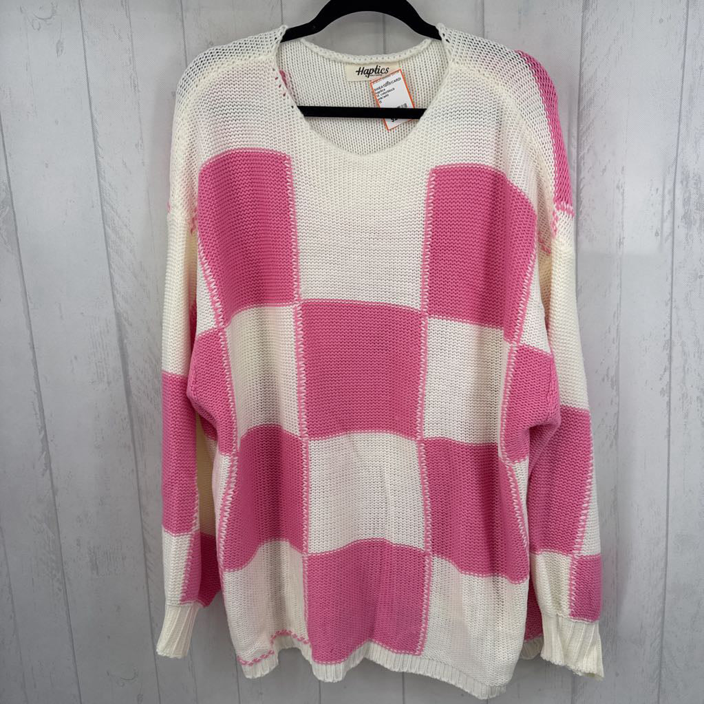 1X colorblock sweater