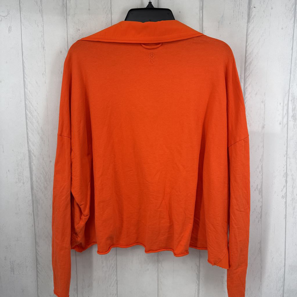 M split neck l/s tee