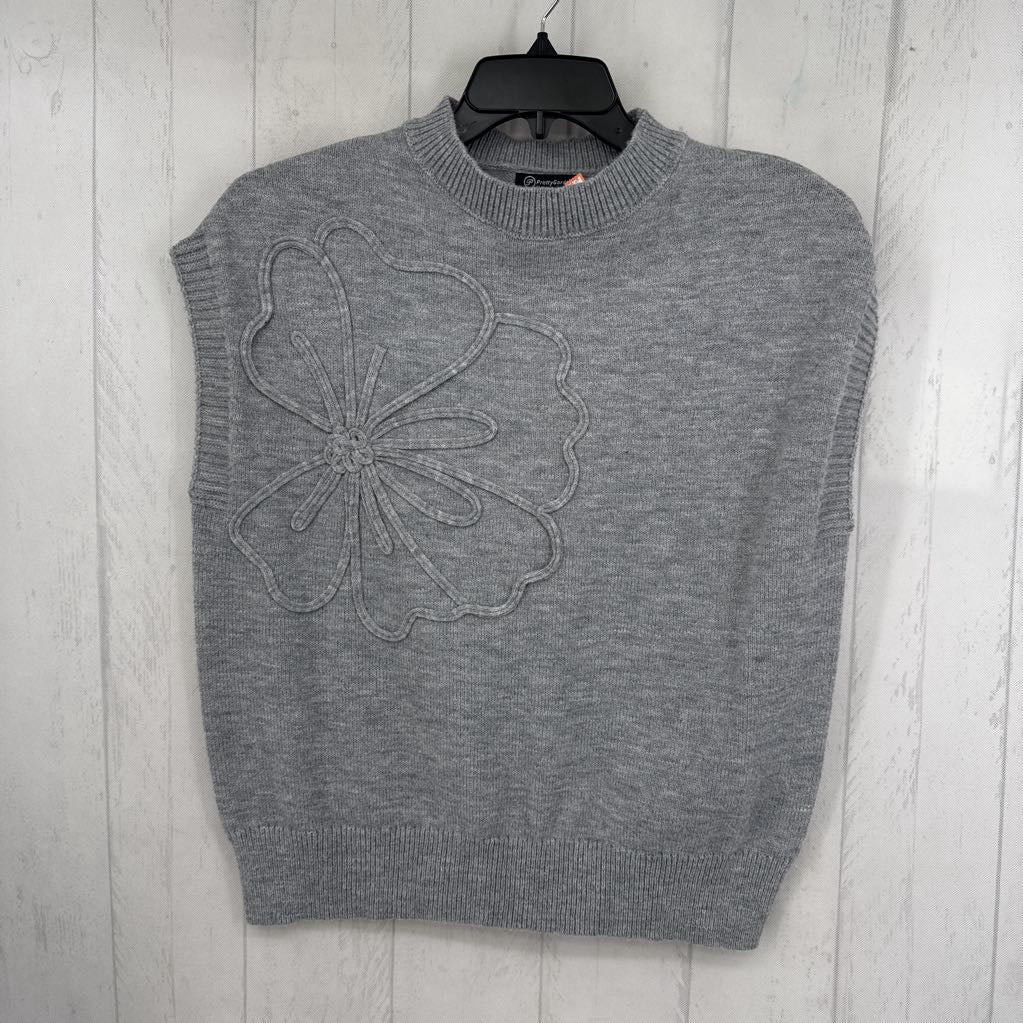 M flo embroidered sweater vest