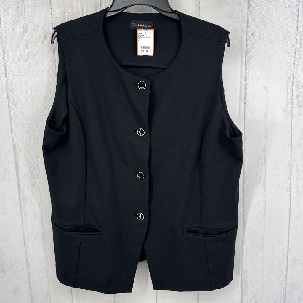 XL button down vest