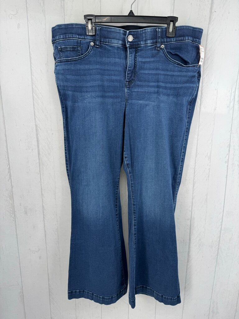 22 flare leg jeans