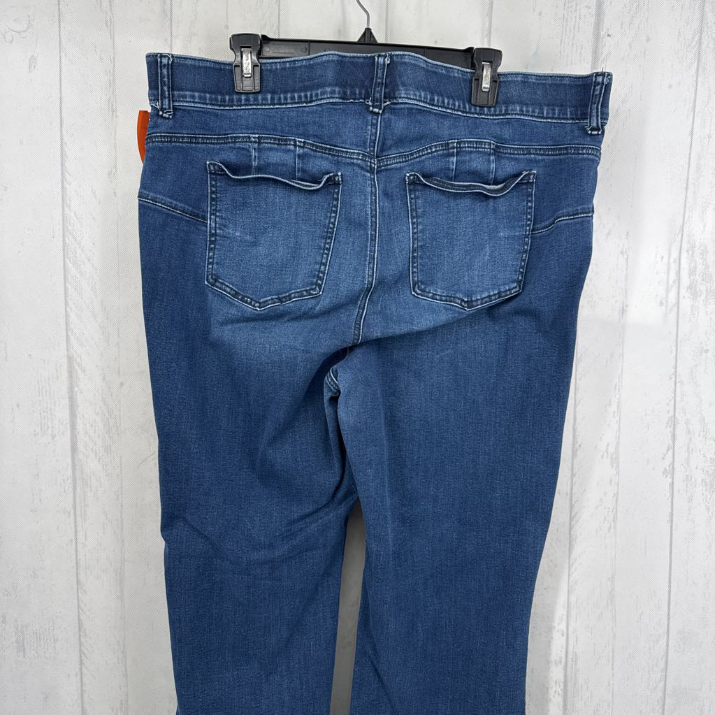 22 flare leg jeans