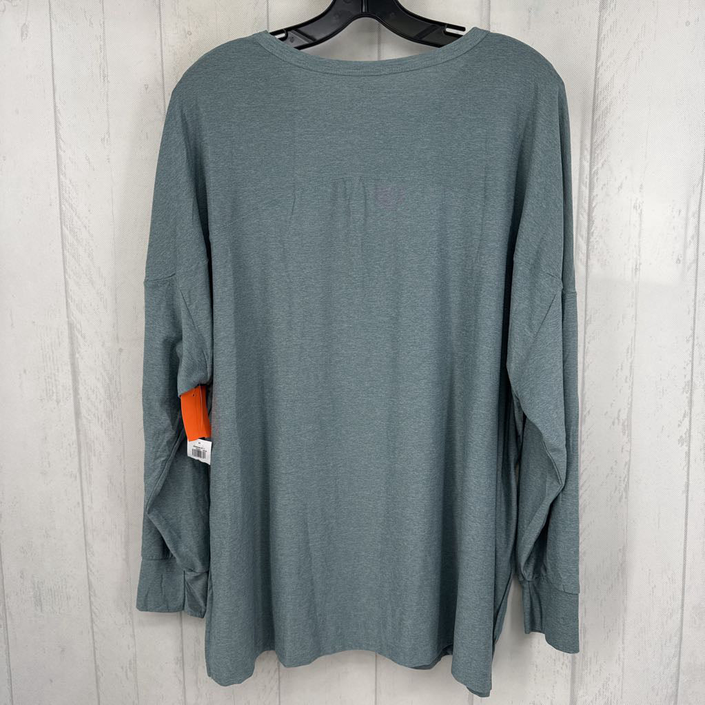 L round neck l/s tee