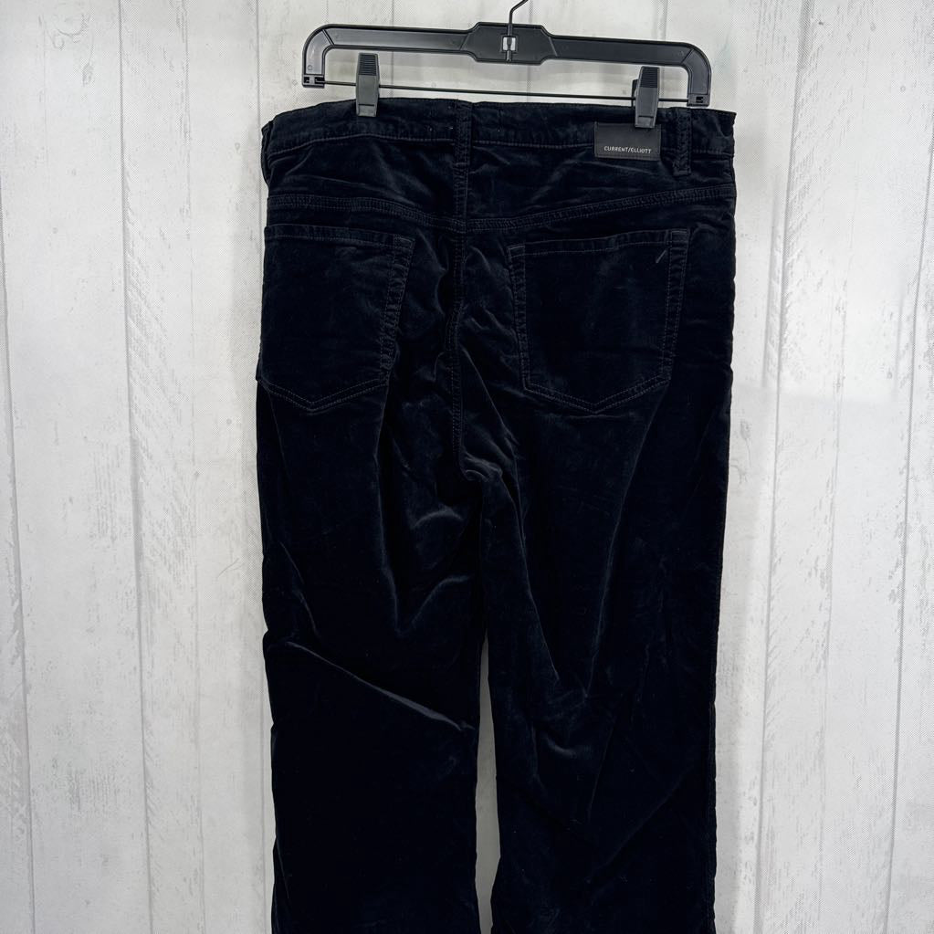 31 velour flare leg pant