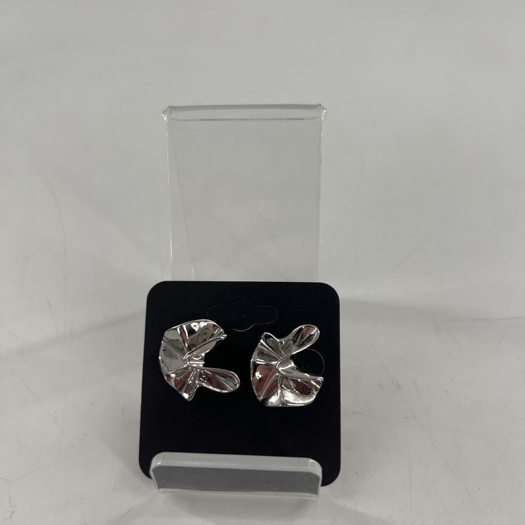 silver post earrings