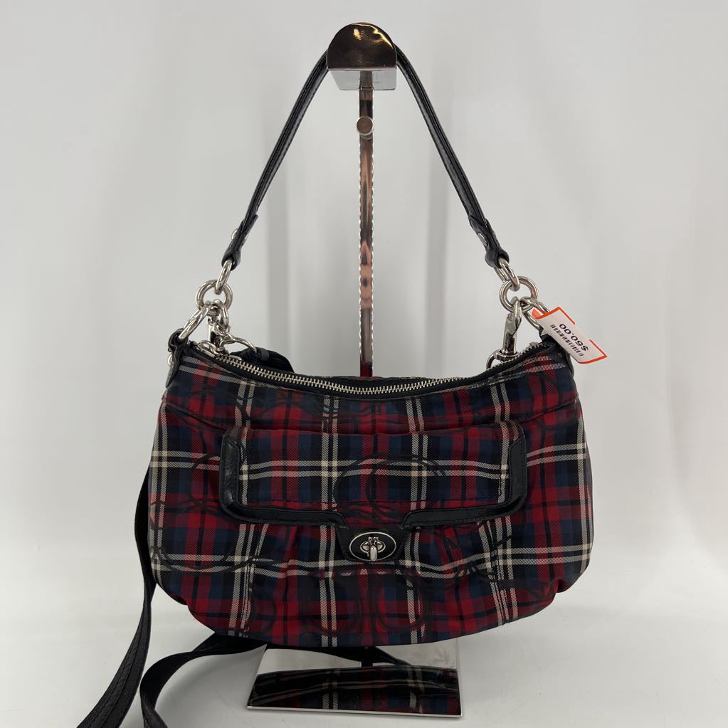 2011 Coach Poppy Tartan Groovy Bag