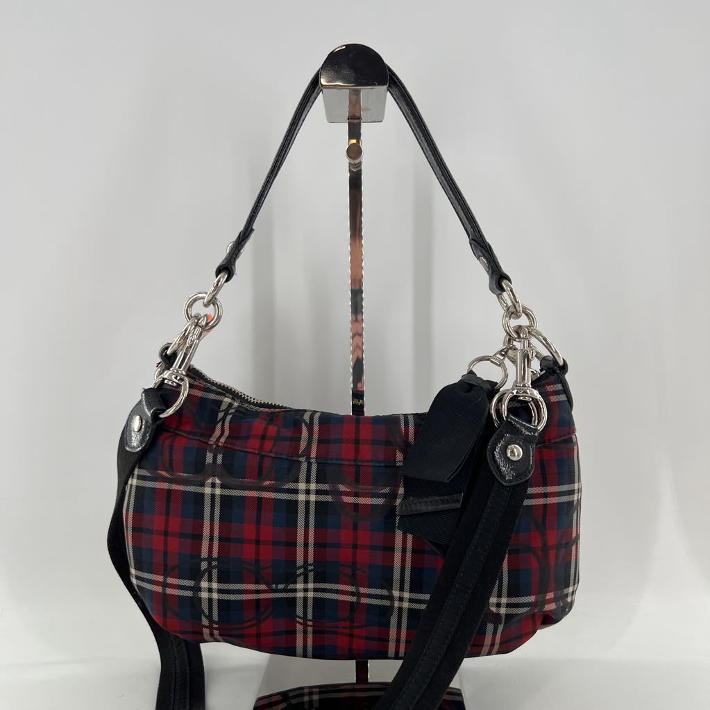 2011 Coach Poppy Tartan Groovy Bag