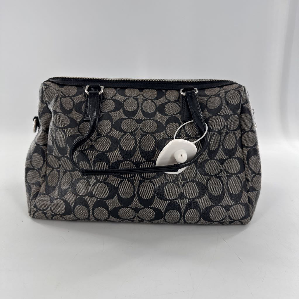 2014 Coach Signature Stripe Satchel
