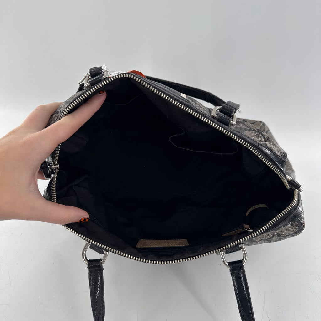 2014 Coach Signature Stripe Satchel