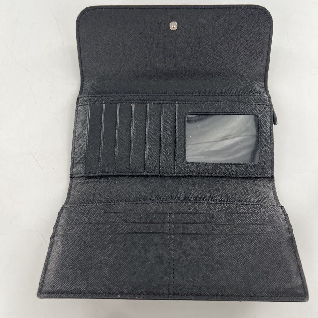 signature logo tri-fold wallet